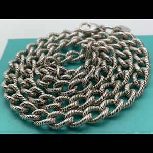 Tiffany & Co.925 Solid Links Necklace 17.5 Inches